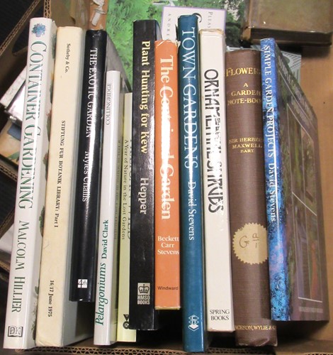 Lot 136 - Books on gardening and flowers with some...