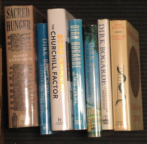 Lot 138 - Books. Collection of works by Dirk Bogarde,...