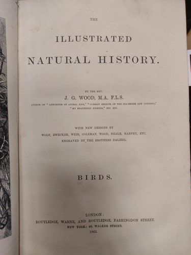 Lot 125 - Wood M.A, F.L.S (J. G) The Illustrated Natural...