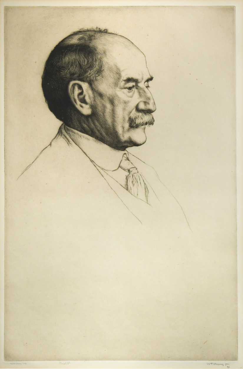 Lot 38 - William Strang (1859-1921) Thomas Hardy, O.M.,...