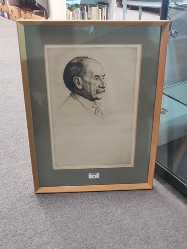 Lot 38 - William Strang (1859-1921) Thomas Hardy, O.M.,...