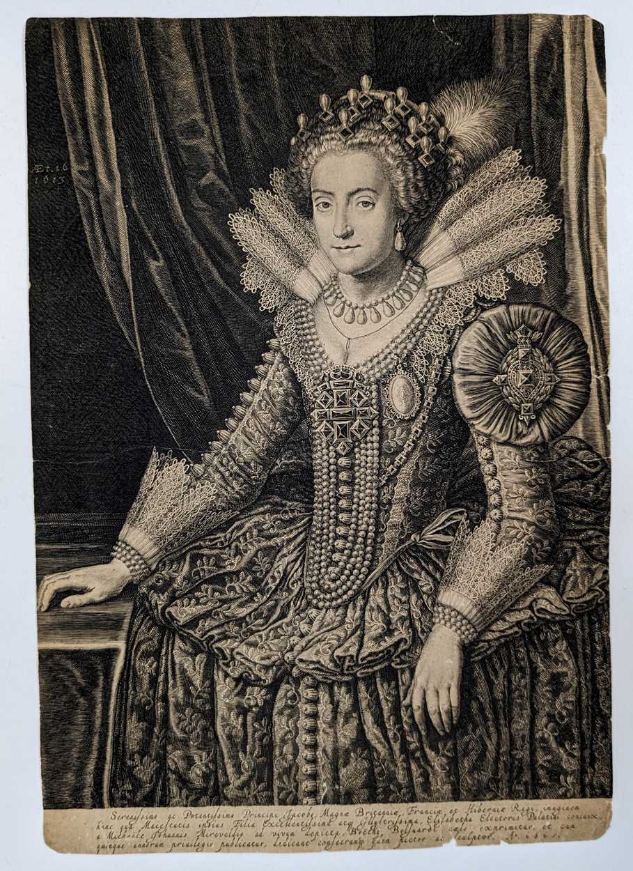 Lot 6 - A collection of four engravings, including,...