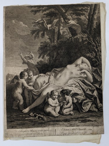 Lot 6 - A collection of four engravings, including,...