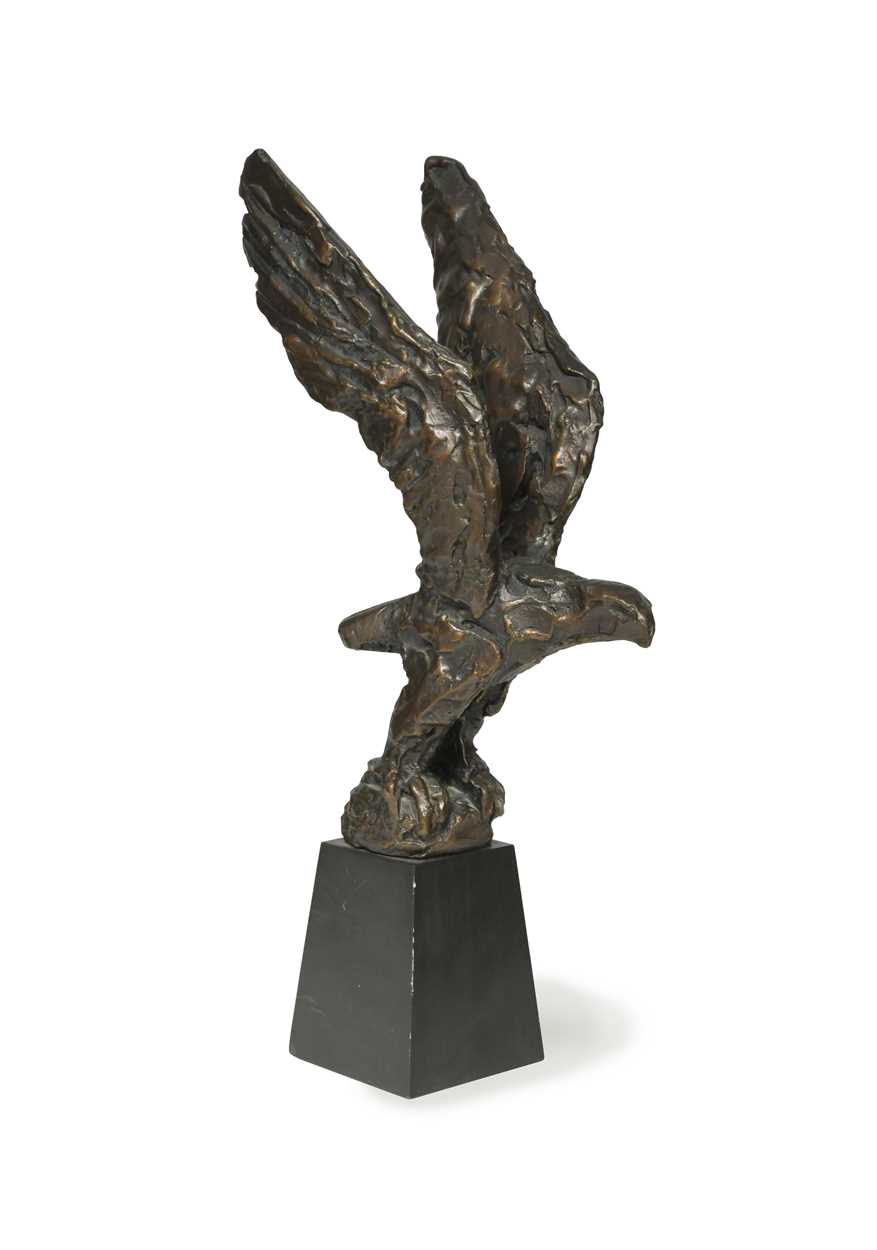 Lot 89 - Dame Elisabeth Frink RA (1930-1993), Eagle Maquette, conceived 1984