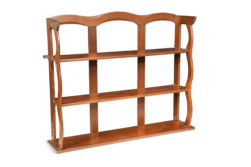 Lot 192 - Ernest Gimson (1864-1919), a set of mahogany hanging shelves