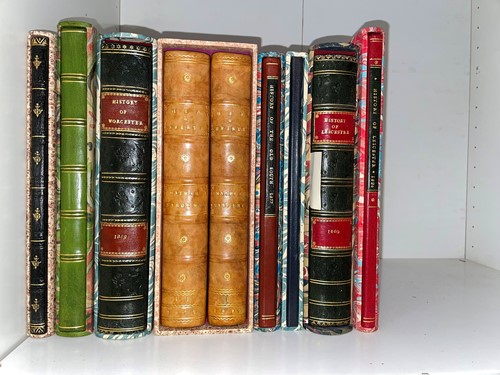 Lot 257 - New England, 9 vols. recent re-bindings in slip cases.