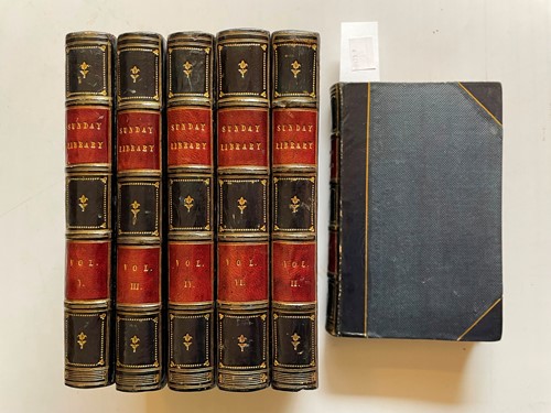 Lot 124 - DIBDIN (Rev. T) The Sunday Library, 6 vols.,...