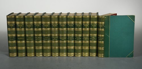 Lot 140 - THACKERAY (W M) The Works, in 12 vols. London...