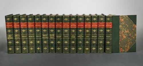 Lot 398 - WILDE (Oscar) The Works, 15 vols. 'Sunflower...