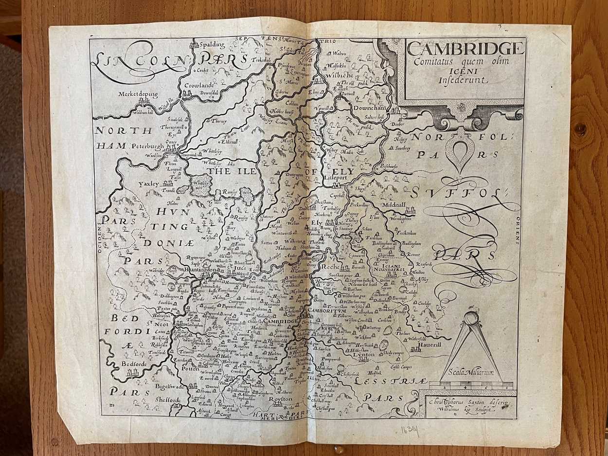 Lot 7 - Cambridge interest and others. Map of...