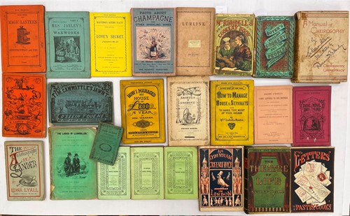 Lot 245 - Victorian paperbacks and booklets, cheap and...