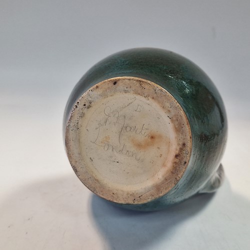 Lot 40 - Robert Wallace Martin for the Martin Brothers, a salt-glazed stoneware vase