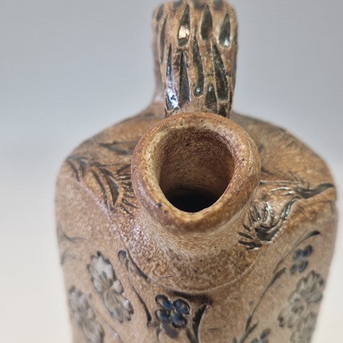 Lot 38 - Robert Wallace Martin for the Martin Brothers, a small salt-glazed stoneware ewer