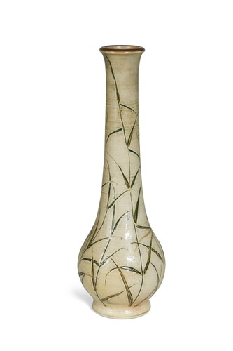 Lot 42 - Robert Wallace Martin for the Martin Brothers, a stoneware stem vase