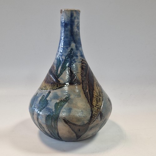 Lot 39 - Robert Wallace Martin for the Martin Brothers, a small stoneware vase, circa 1877-1885