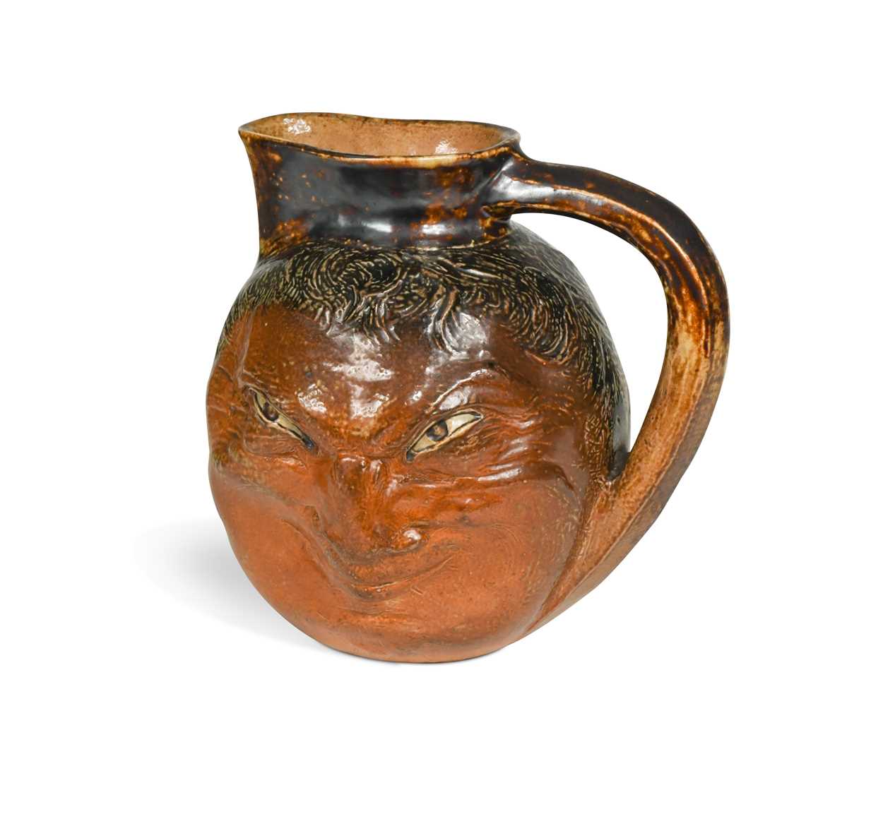 Lot 35 - Robert Wallace Martin for the Martin Brothers, a stoneware double-sided face jug