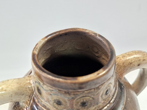 Lot 44 - Robert Wallace Martin for the Martin Brothers, a twin-handled stoneware vase