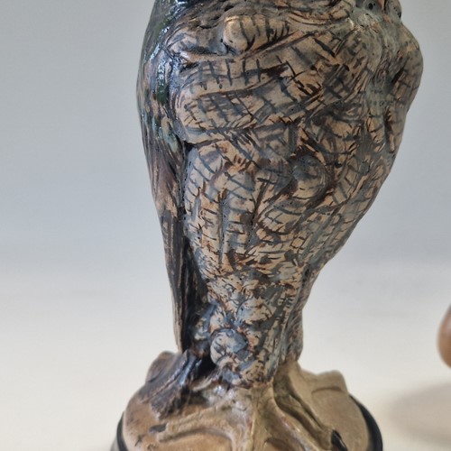 Lot 45 - Robert Wallace Martin for the Martin Brothers, a stoneware bird jar and cover