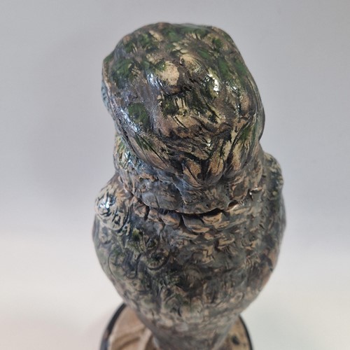 Lot 45 - Robert Wallace Martin for the Martin Brothers, a stoneware bird jar and cover