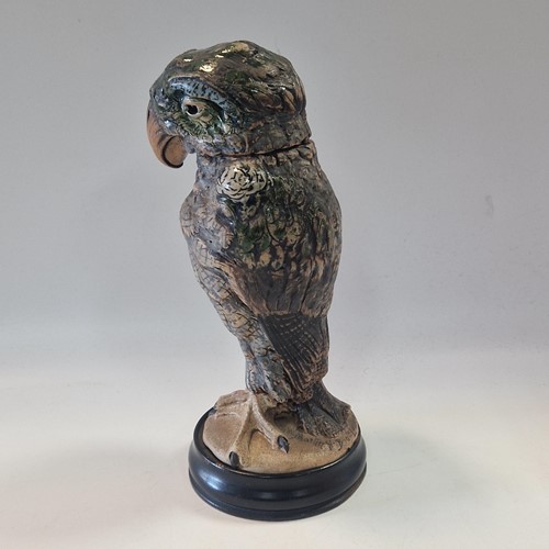 Lot 45 - Robert Wallace Martin for the Martin Brothers, a stoneware bird jar and cover