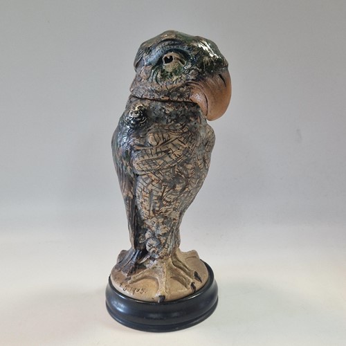 Lot 45 - Robert Wallace Martin for the Martin Brothers, a stoneware bird jar and cover