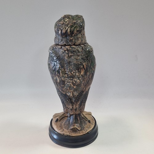 Lot 45 - Robert Wallace Martin for the Martin Brothers, a stoneware bird jar and cover