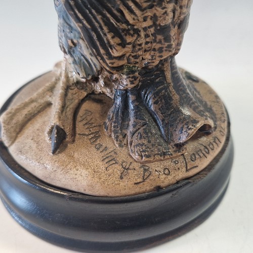 Lot 45 - Robert Wallace Martin for the Martin Brothers, a stoneware bird jar and cover