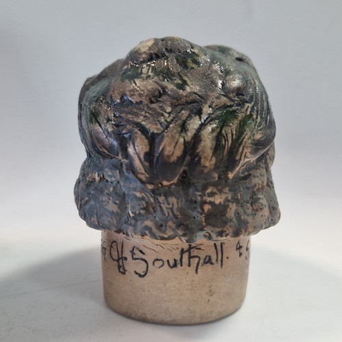 Lot 45 - Robert Wallace Martin for the Martin Brothers, a stoneware bird jar and cover