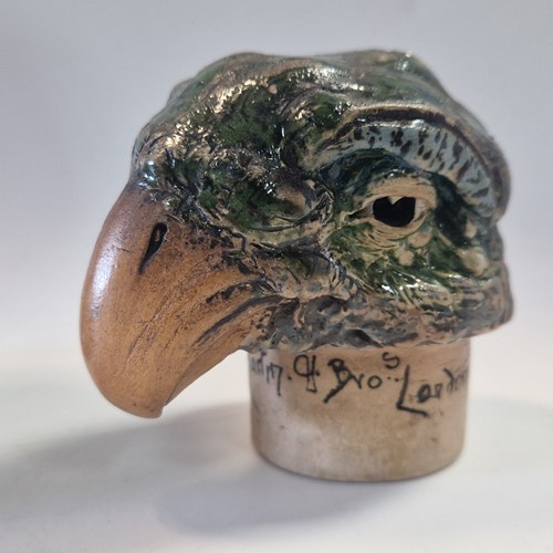 Lot 45 - Robert Wallace Martin for the Martin Brothers, a stoneware bird jar and cover