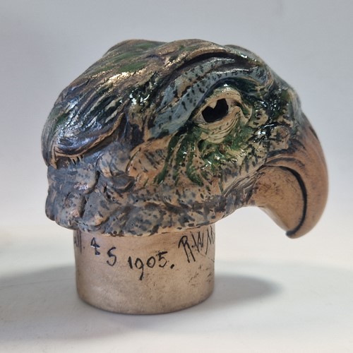 Lot 45 - Robert Wallace Martin for the Martin Brothers, a stoneware bird jar and cover
