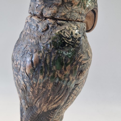 Lot 45 - Robert Wallace Martin for the Martin Brothers, a stoneware bird jar and cover