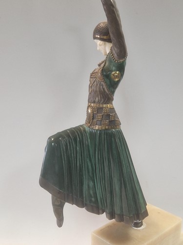 Lot 76 - Demetre Chiparus (1886-1947), 'The Vested Dancer', circa 1925