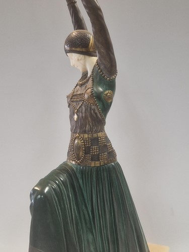 Lot 76 - Demetre Chiparus (1886-1947), 'The Vested Dancer', circa 1925