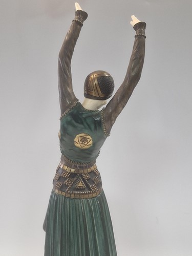 Lot 76 - Demetre Chiparus (1886-1947), 'The Vested Dancer', circa 1925