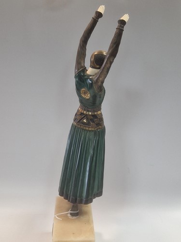 Lot 76 - Demetre Chiparus (1886-1947), 'The Vested Dancer', circa 1925