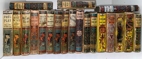 Lot 211 - Late Victorian popular two shilling  novels in pictorial covers.