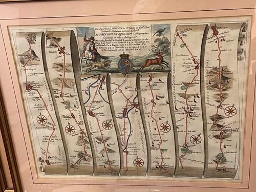 Lot 46 - John Ogilby, The Road from London to Norwich,...
