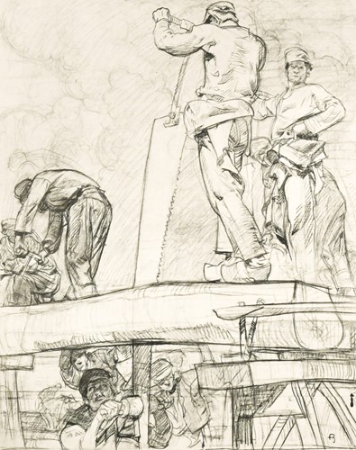 Lot 487 - Frank Brangwyn RA, RWS, RBA (1867-1956)