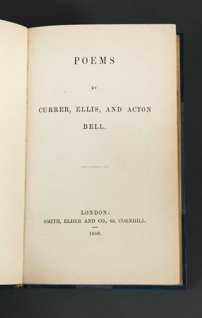 Lot 165 - [BRONTE (Charlotte, Emily & Anne)] Poems by...