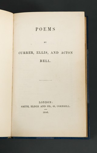 Lot 165 - [BRONTE (Charlotte, Emily & Anne)] Poems by...