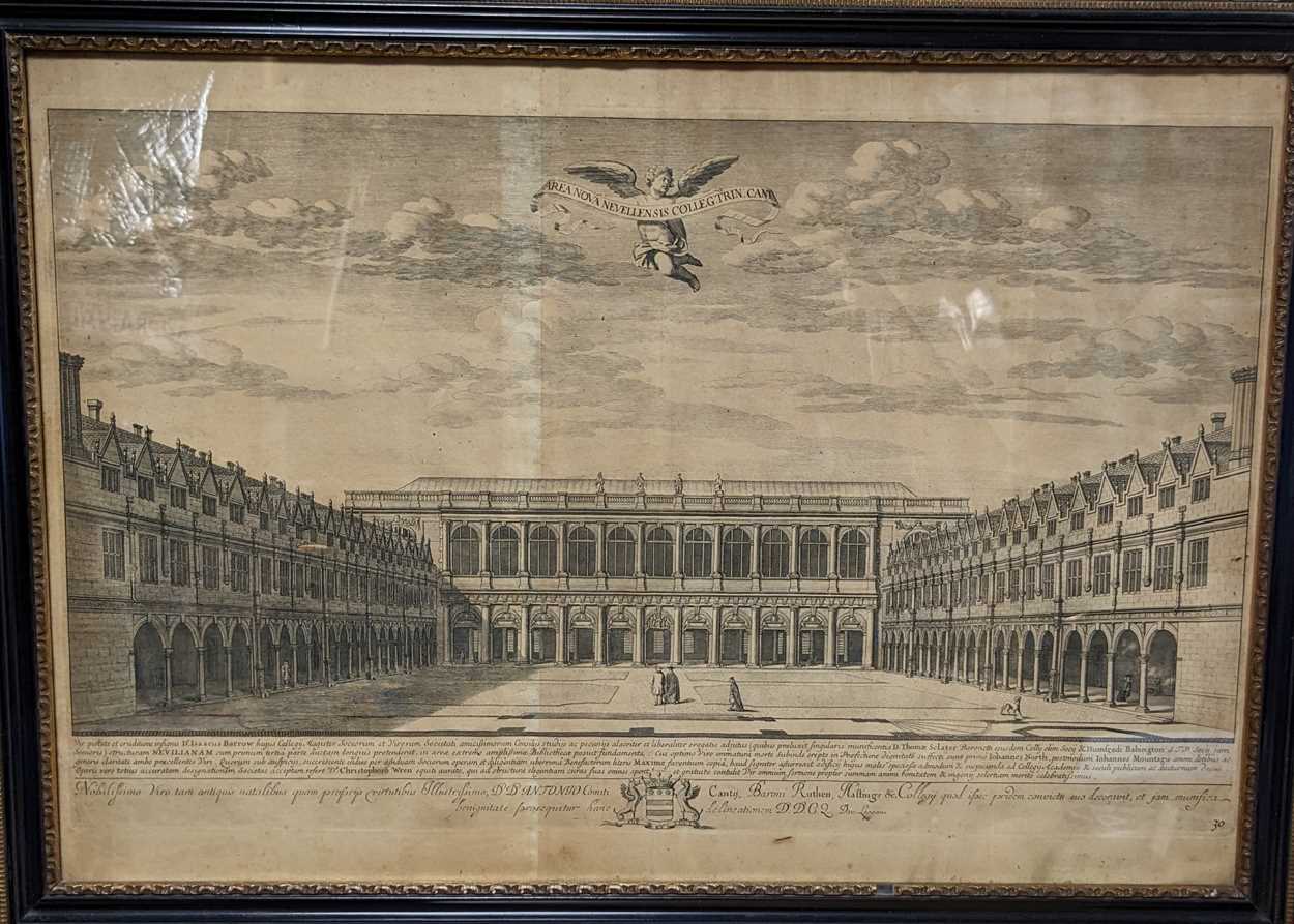 Lot 1 - David Loggan Area Nova Nevellensis Colleg....