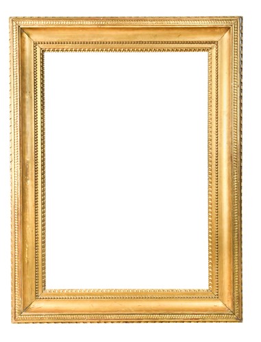 Lot 310 - Empire style gilt gesso frame with...