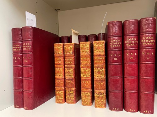 Lot 130 - BYRON (Lord George) Works, by Thomas Moore, 16...
