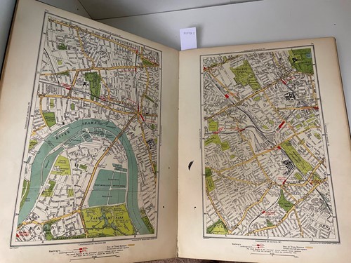 Lot 52 - The Authentic Map Directory of London and...
