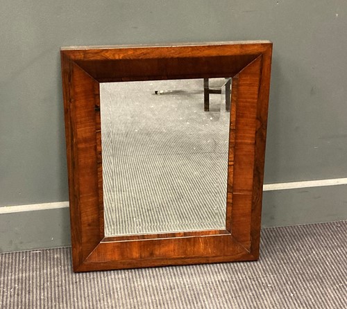 Lot 656 - A 19th century rosewood mirror 62 x 52cm
