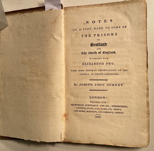 Lot 132 - GURNEY (Joseph John) Notes on a Visit Made to...