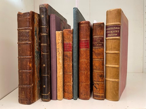 Lot 135 - Surveying, tables and agriculture. JOHNSTON...