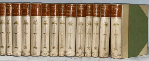 Lot 385 - Bindings. RUSKIN (John) Works, 14 vols.,...