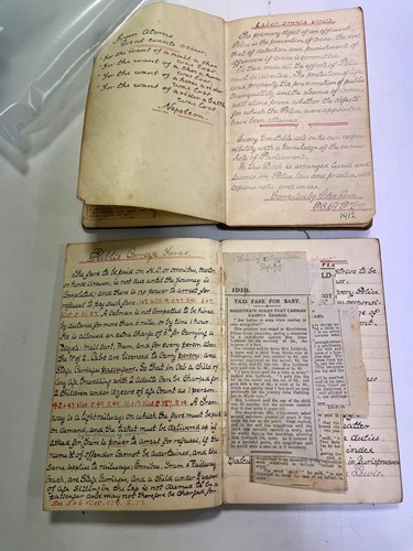 Lot 286 - Manuscript Police Constable’s Guides to Law...