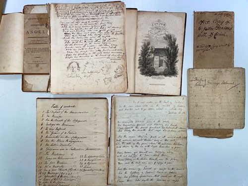 Lot 343 - The Olney Manuscript Magazine, early 1800s,...